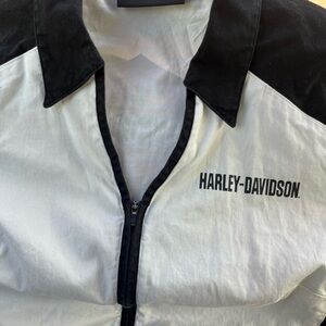 Harley-Davidson Monochrome Zip-Up Jacket